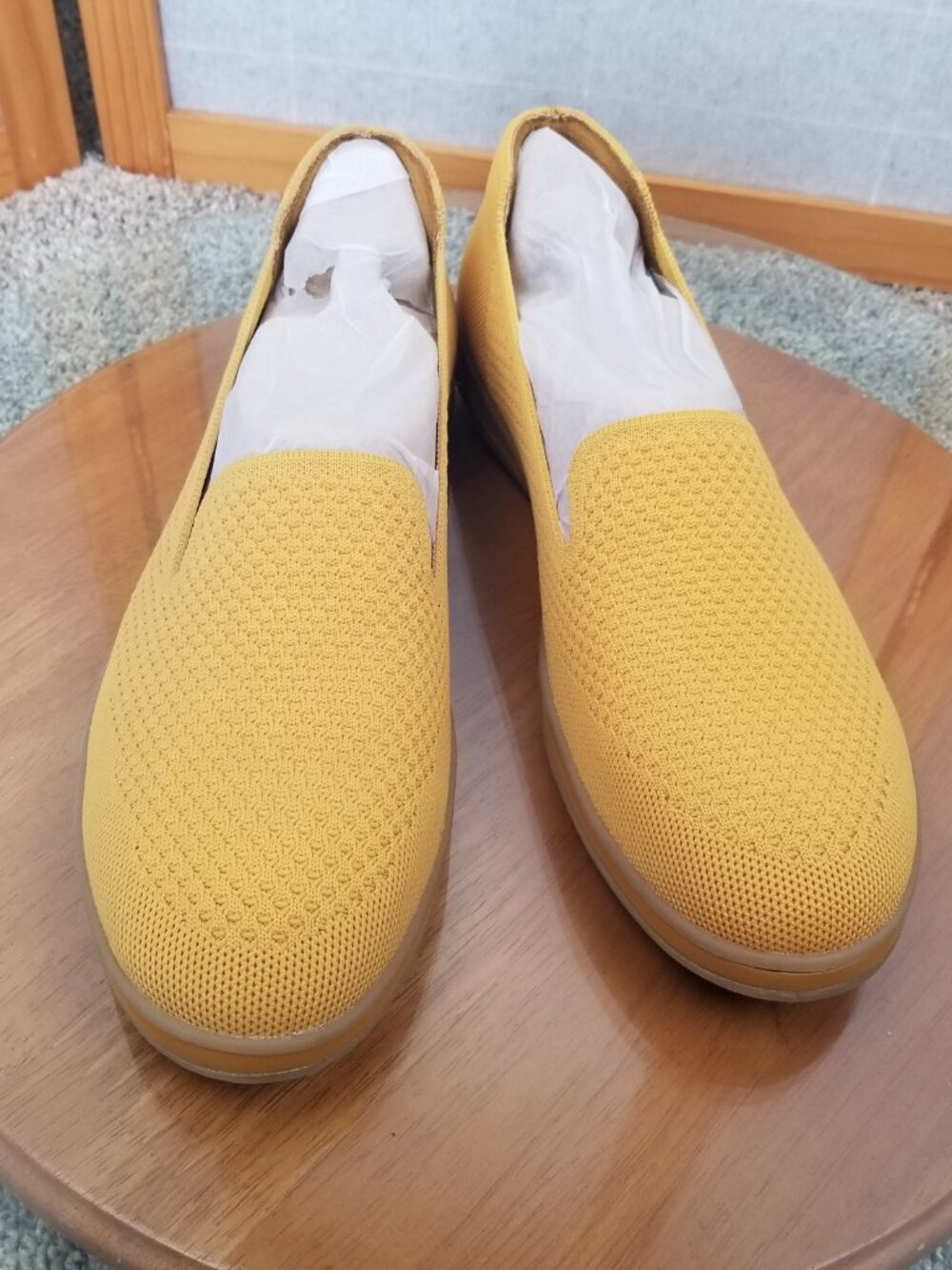 Earth Origins Berit Slip-On Fabric Flats Wide Size 11W NIB